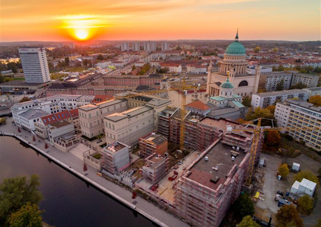 Luftaufnahme von Potsdam als Thumbnail für die Kategorie Wohnen